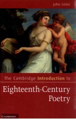 THE CAMBRIDGE INTRODUCTION TO EIGHTEENTH-CENTURY POERTY