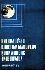 УПРАВЛЕНИЕ ЭКОНОМИКОЙ МЕТАЛЛУРГИЧЕСКОГО ПРЕДПРИЯТИЯ