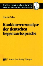 Kookkurrenzanalyse der deutschen Gegenwartssprache