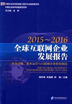 2015-2016全球互联网企业发展报告