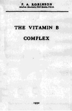 THE VITAMIN B COMPLEX