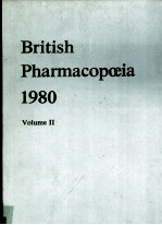 BRITISH PHARMACOPOEIA 1980 VOLUMEⅡ