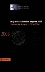 DISPUTE SETTLEMENT REPORTS 2008 VOLUME 9