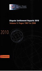 DISPUTE SETTLEMENT REPORTS 2010 VOLUME 5