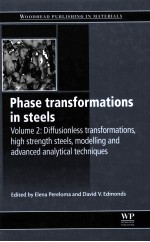 PHASE TRANSFORMATIONS IN STEELS VOLUME 2:DIFFUSIONLESS TRANSFORMATIONS