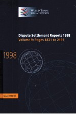 Dispute settlement reports 1998 Volume 5