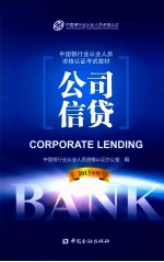 中国银行业从业人员资格认证考试教材  公司信贷