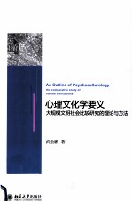 心理文化学要义  大规模文明社会比较研究的理论与方法