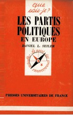 LES PARTIS POLITIQUES EN EUROROPE