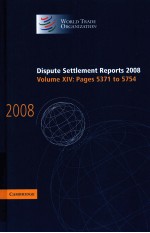 DISPUTE SETTLEMENT REPORTS 2008 VOLUME 14