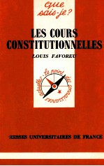 LES COURS CONSTITUTIONNELLES