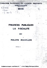 FRINANCES PUBLQUES LA FISCALITE PAR  FASCICULE 1