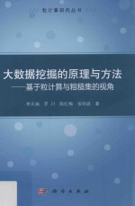 粒计算研究丛书  大数据挖掘的原理与方法  基于粒计算与粗糙集的视角