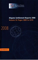 DISPUTE SETTLEMENT REPORTS 2008 VOLUME 11