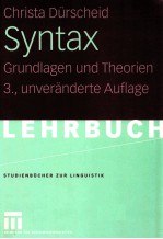 Syntax:Grundlagen und Theorien