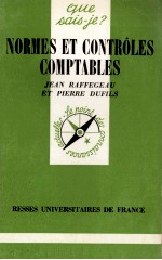 NORMES ET CONTR?LES COMPTABLES