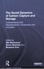 THE SOCIAL DYNAMICS OF CARBON CAPTURE AND STORAGE:UNIVERSTANDING CCS REPRESENTATIONS