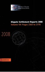 DISPUTE SETTLEMENT REPORTS 2008 VOLUME 7