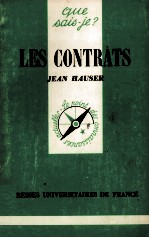 LES CONTRATS