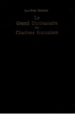 LE GRAND DICTIONNAIRE DES CITATIONS FRAN?AISES