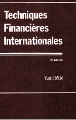 TECHNIQUES FINANCIèRES INTERNATIONALES