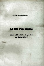 LA TêTE D’UN HOMME