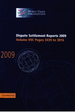 DISPUTE SETTLEMENT REPORTS 2009 VOLUME 8