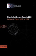 DISPUTE SETTLEMENT REPORTS 2009 VOLUME 5