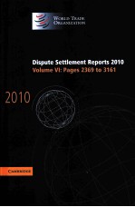 DISPUTE SETTLEMENT REPORTS 2010 VOLUME 6