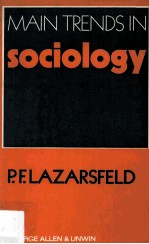 MAIN TRENDS IN SOCIOLOGY