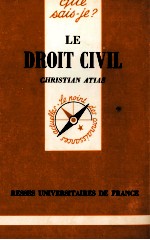 LE DROIT CIVIL