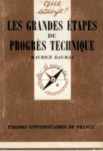 LES GRENDES éTAPES DU PROGRéS TECHNIQUE