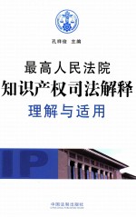 最高人民法院知识产权司法解释理解与适用