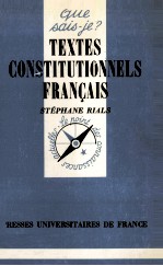 TEXTES CONSTITUTIONNELS