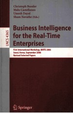 Lecture Notes in Compute Science 4365 Business Intelligence for the Real-Time Enterprises