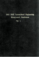 2002 IEEE INTERNATIONAL ENGINEERING MANAGEMENT CONFERENCE Volume 1