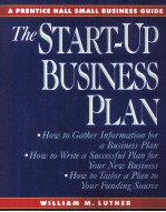 The START-UP BUSINESS PLAN