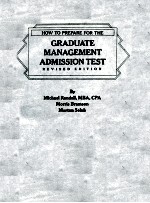 GRADUATE MANAGEMENT ADMISSION TEST REVISED EDITION