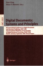 Lecture Notes in Computer Science 2023 Digital Document:Systems and Principles