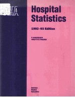 HOSPITAL STATISTICS 1992-1993 EDITION