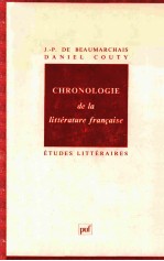 Chronologie de la litterature francaise