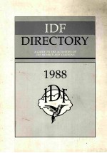 IDF DIRECTORY A GUIDE TO THE ACTIVITIES OF IDF MEMBER ASSOCIATIONS 1988