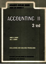 THEORY AND PROBLEMS OF ACCOUNTING II SECOND EDITION