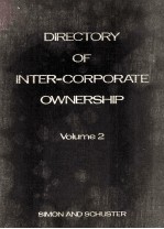 DIRECTORY OF INTER-CORPORATE OWNERSHIP（Who Owns Whom in American)  Volume 2