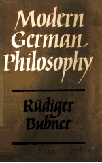 MODERN GERMAN PHILOSOPHY