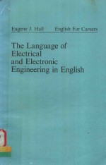 THE LANGUAGE OF ELECTRICAL AND ELECTRONIC ENGINEERING IN ENGLISH