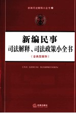 新编民事司法解释、司法政策小全书