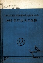 中国矿山技术经济研究会煤炭分会  1989年年会论文选集