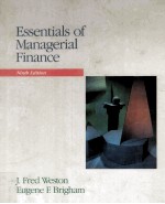 Essentials of Managerial Finance