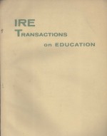 IRE TRANSACTIONS ON EDUCATION INDEX TO VOLUME E-1 1958